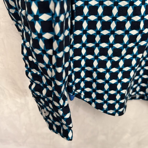 Vince Camuto Men Classic Fit All Over Print Long Sleeves Casual Shirt - Picture 4 of 6